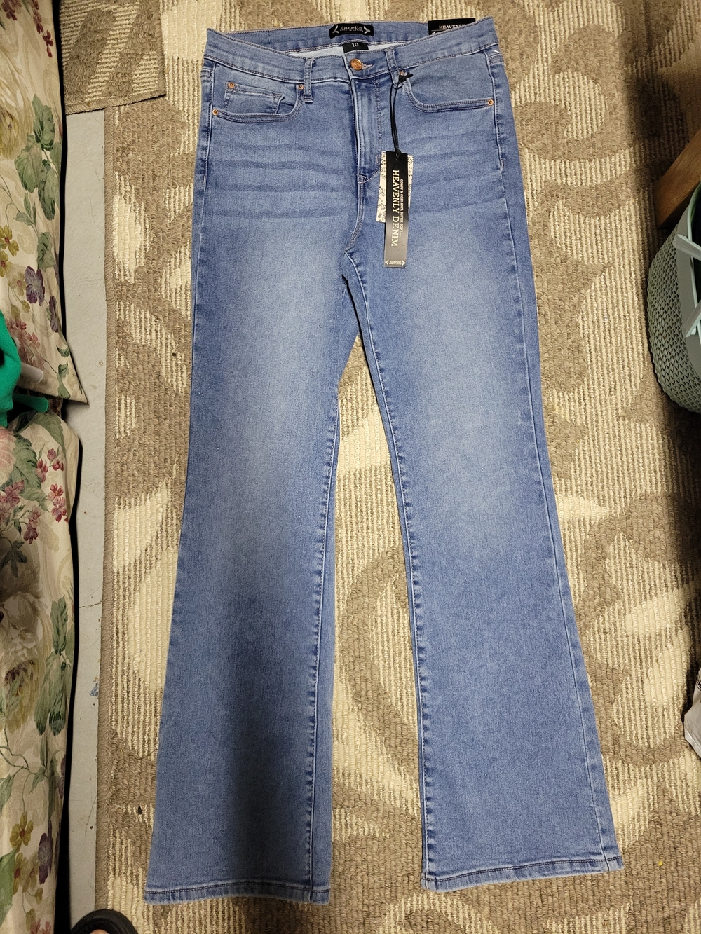 Nanette Lepore Light Blue Flare Jeans